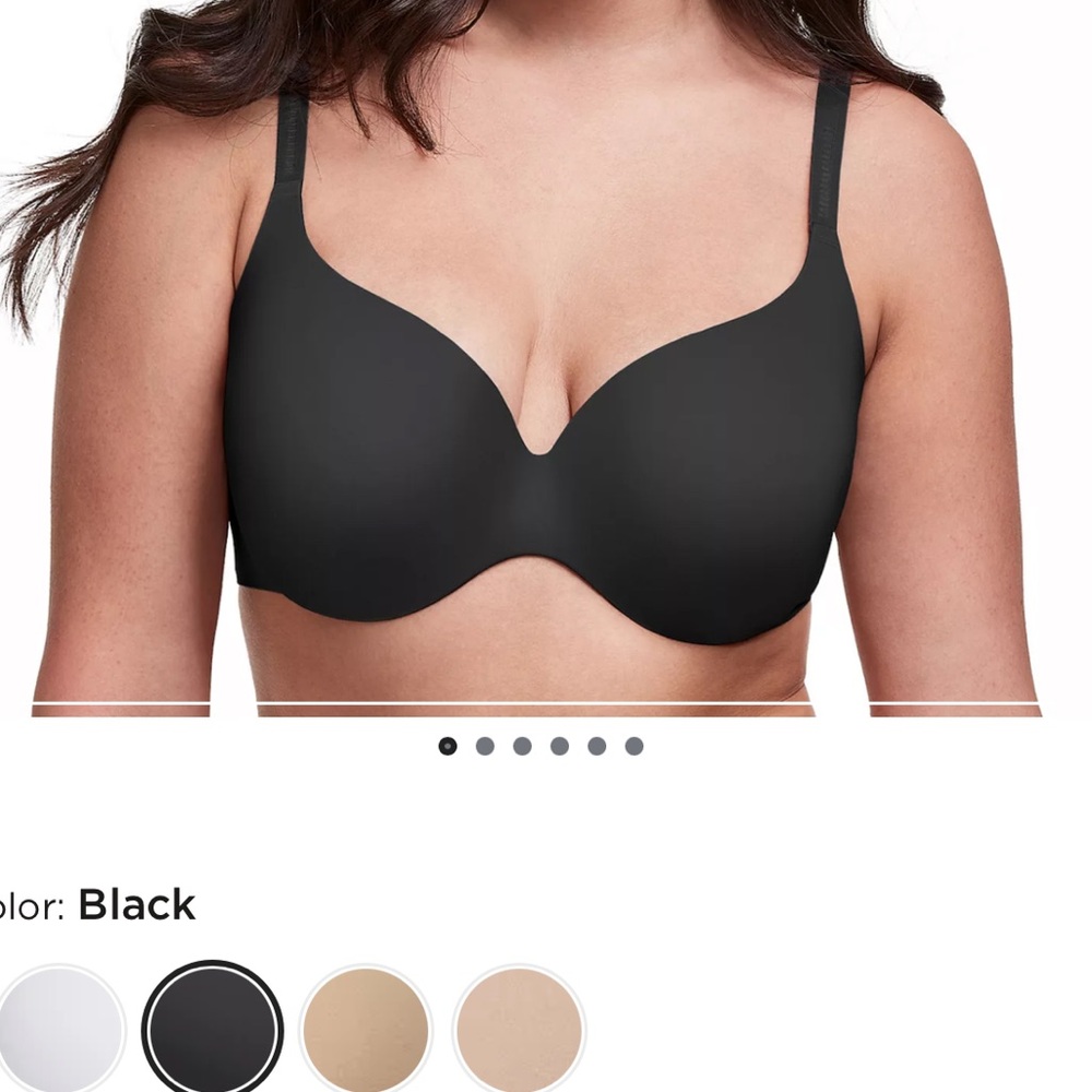 Maidenform tshirt black bra new w/o tags, size 40C
